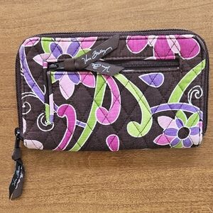 Vera Bradley Quilted Zip Wallet/Wristlet